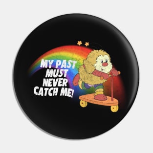 Retro 80s Style Vintage Look Nihilism Design Pin