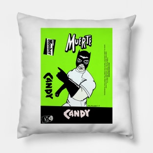 Monster Candy Muerte Pillow