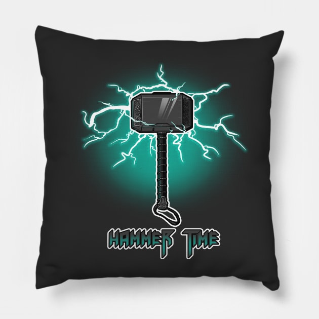 Hammer Time Pillow by AndreusD