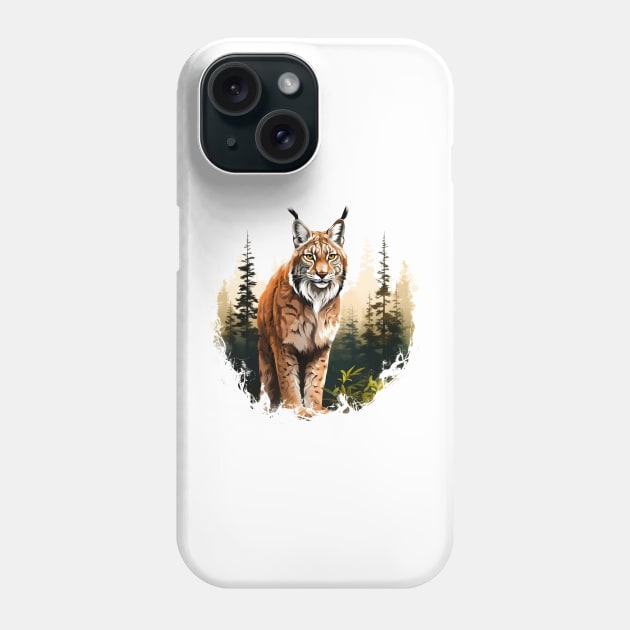 Eurasian Lynx Phone Case by zooleisurelife