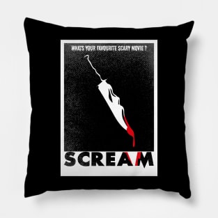 Scream Scary Movie Pillow