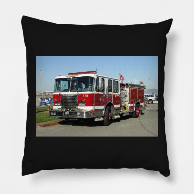 SFFD Engine 16 Pillow by AH64D