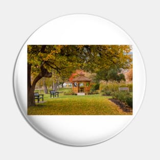 Autumn Garden and Gazebo in Penticton Pin