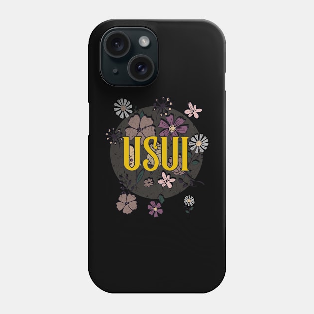 Aesthetic Proud Name Usui Flowers Anime Retro Styles Phone Case by Kisos Thass