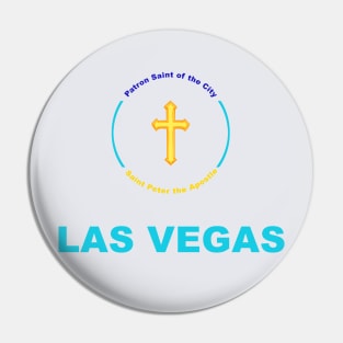 LAS VEGAS PATRON SAINT Pin