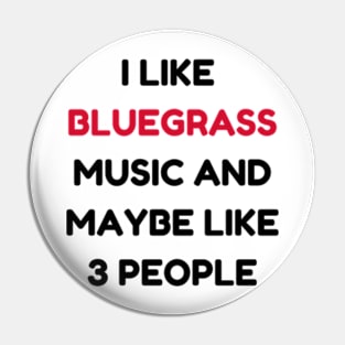 Funny bluegrass Music Lover Gift Idea 90s designs  vintage retro Pin