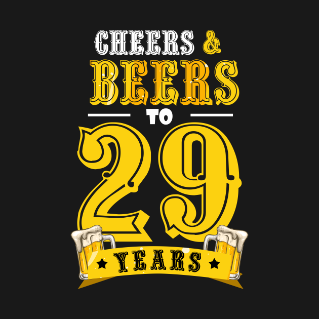 50th Birthday Beer Lover Cheers and Beers to 50 Years _29 - 50th Birthday Beer Lover Cheers And Bee - T-Shirt