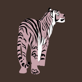 Tiger in Pink T-Shirt