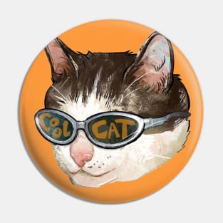 Cool Cat Sunglasses Pin