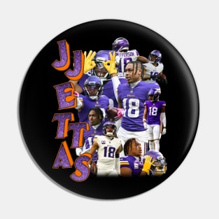 VINTAGE FOOTBALL JUSTIN JEFFERSON BOOTLEG Pin