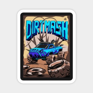 Dirtmash Monster truck poster by asakdesigns Magnet