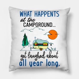 Camping Campground Pillow