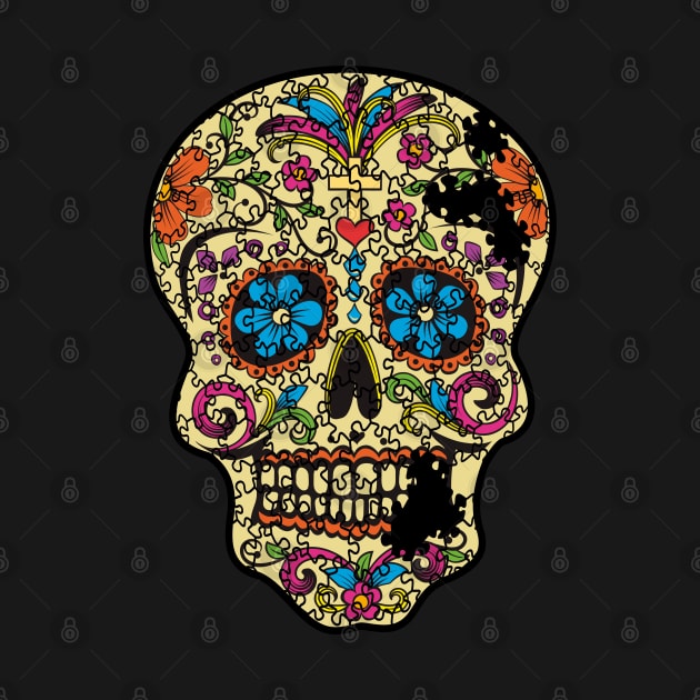 Sugar Skull Puzzle by Velvet Love Design 