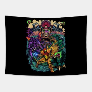 Metroid Tribute Tapestry