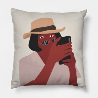 Insta Dude, Mid Century Modern Prints, Modern Wall Art Pillow