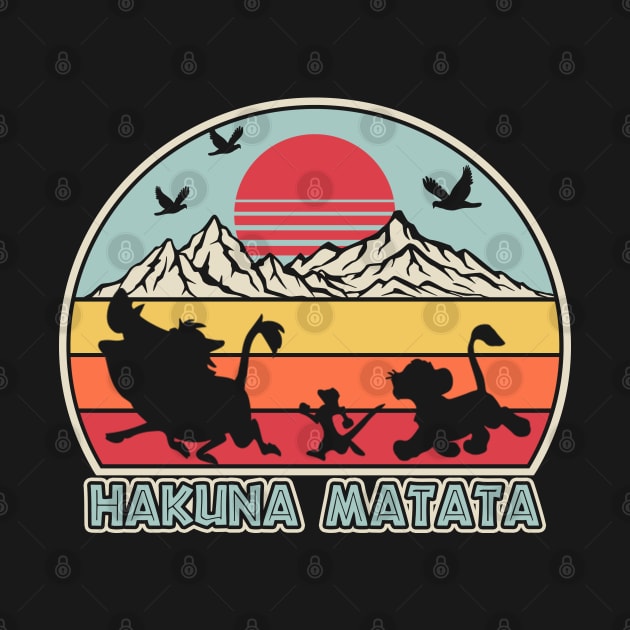 Retro Vintage Hakuna Matata by Symmetry Stunning Portrait