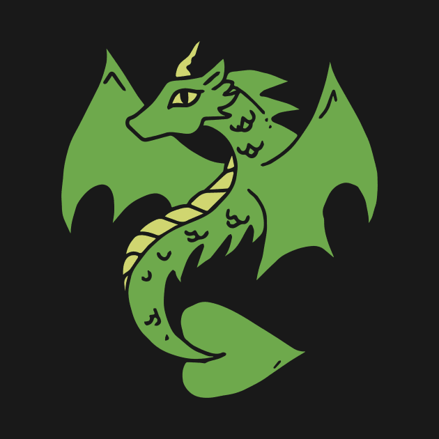 Green Dragon by bubbsnugg