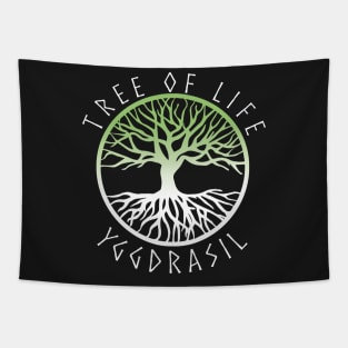 Yggdrasil Tree of Life Pagan Witch As Above So Below Tapestry