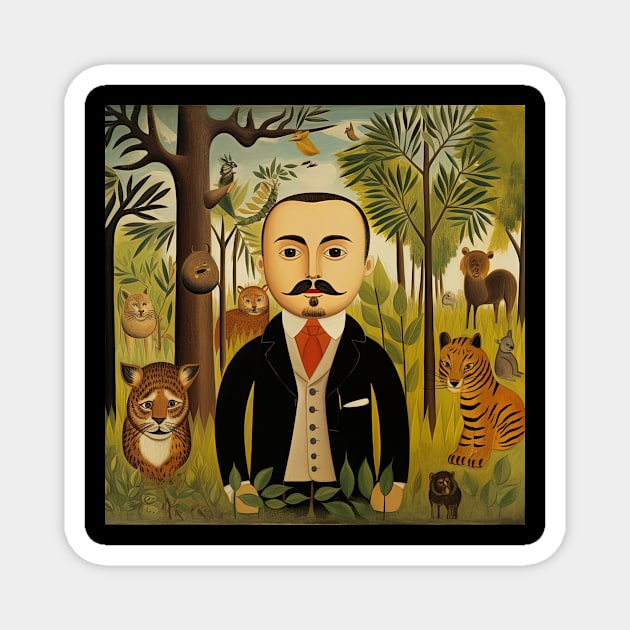 Henri Rousseau Magnet by ComicsFactory