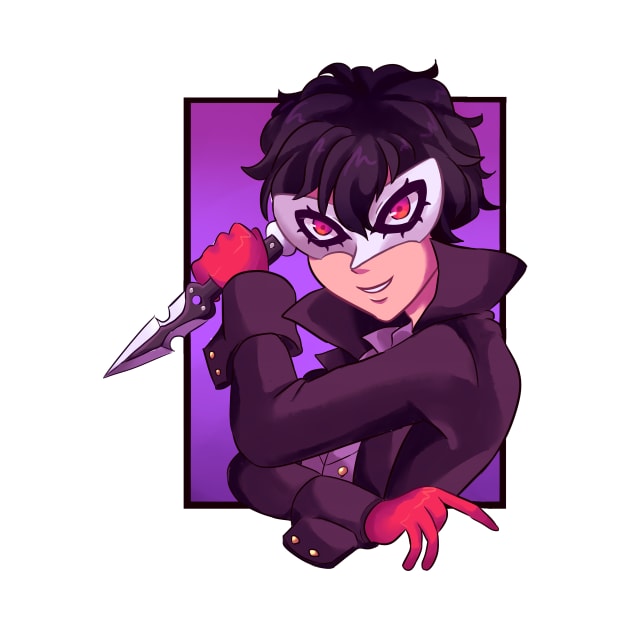 Persona 5-Joker by Midnight_rabbit