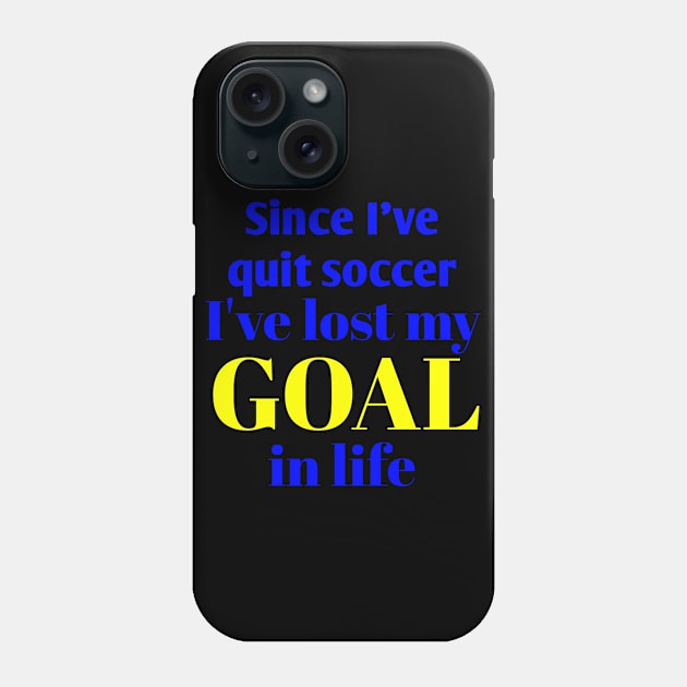 Funny and Creative Football/Soccer Life Pun Phone Case by Normo Apparel