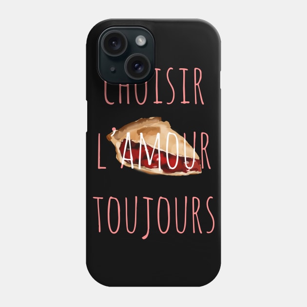 choose pie always Phone Case by ciciyu