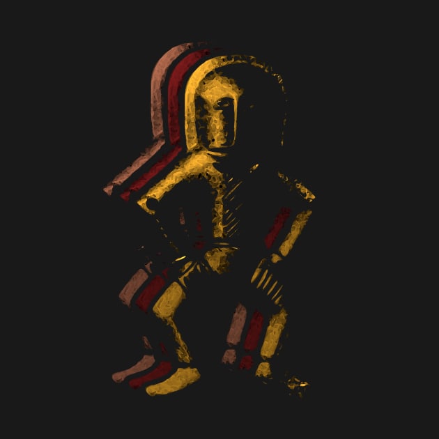 Ancient Spaceman by bronzarino