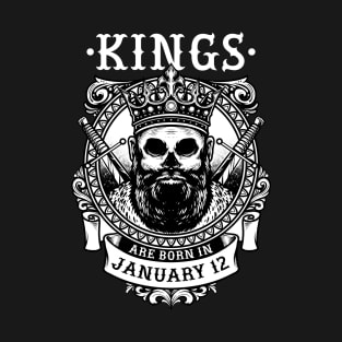 king are born in january 12 T-Shirt