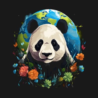 Panda Earth Day T-Shirt