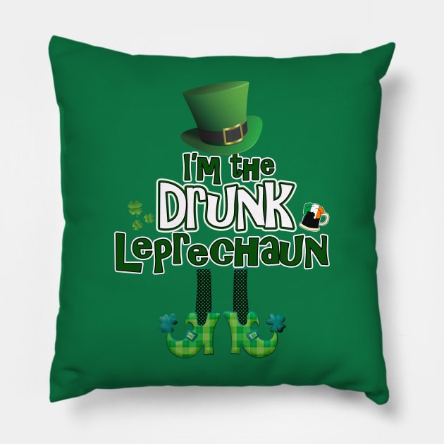 Funny St Patricks Day Shirt Pillow by 3QuartersToday