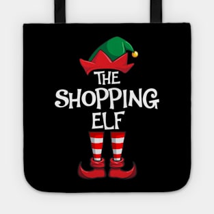 Shopping Elf Matching Family Christmas Shopper Tote