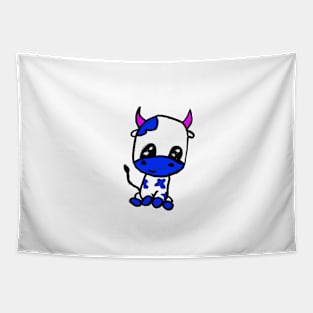 Blue cow Tapestry