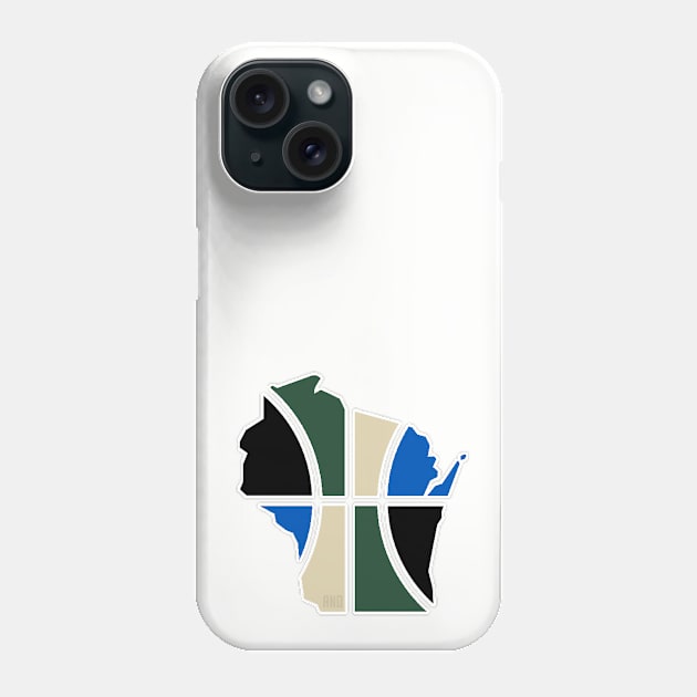 Bucks Basketball Phone Case by And1Designs