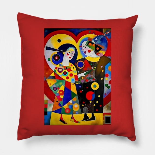 Two Hearts Entwined: Capturing Couple's Love Pillow by sam 23