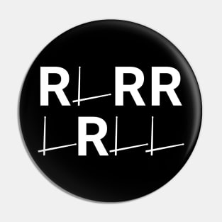 Paradiddle: RLRR LRLL Drum Rudiment Enthusiast Pin