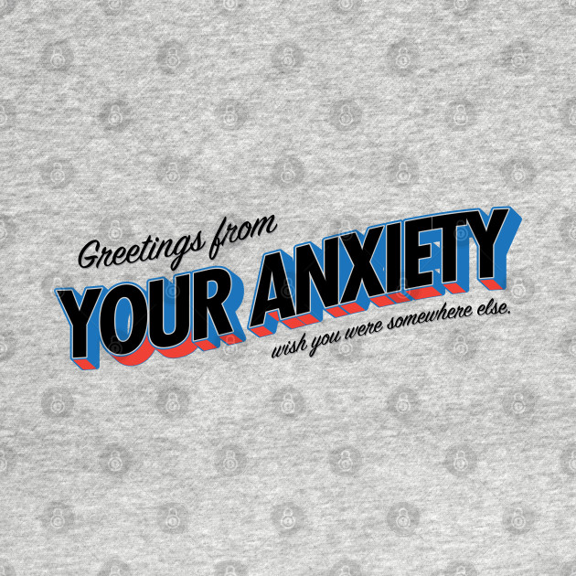 Disover Your Anxiety - Vintage - T-Shirt