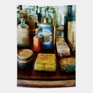 Pharmacists - Cough Remedies and Tooth Powder Tapestry