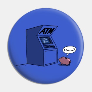 Funny Cute Piggy Bank ATM Money Original Cartoon Pin