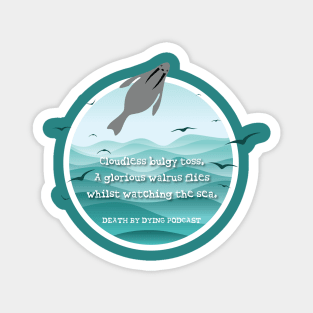 Flying Walrus Haiku Magnet