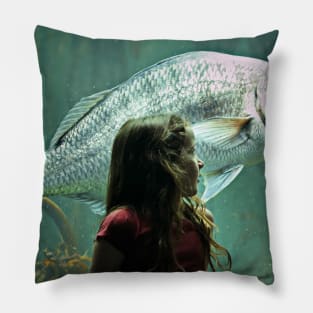 Mila and the Big Fish Pillow