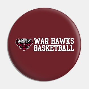 War Hawks Basketball McMurry Pin