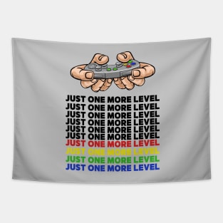 JUST ONE MORE LEVEL Tapestry