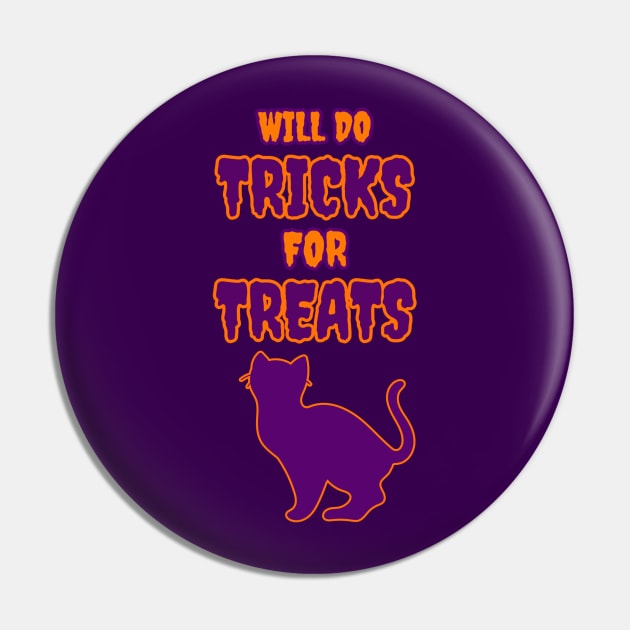 Cats Will do Tricks for Treats Pin by Designs_by_KC