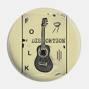 Folk Distortion Pin