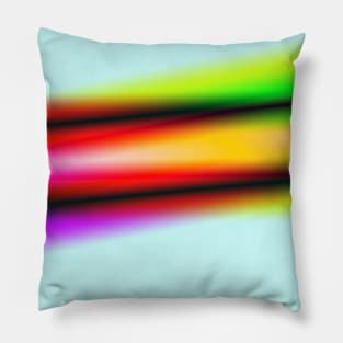 blue pink green white texture art Pillow