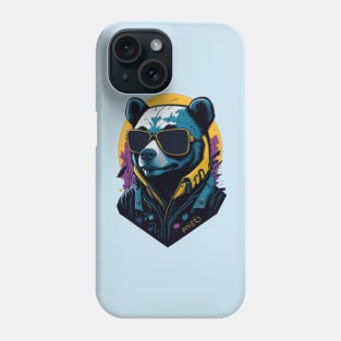 bear with sunglasses Phone Case