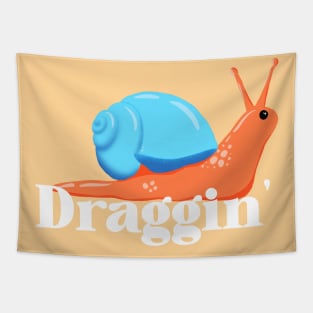 Dragging Snail Tapestry