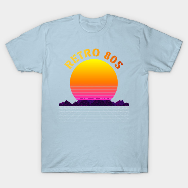 Discover Retro 80s Vintage Sunset - Retro 80s - T-Shirt