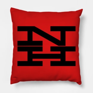 New Haven Railroad 1954 Classic Black Logo Pillow