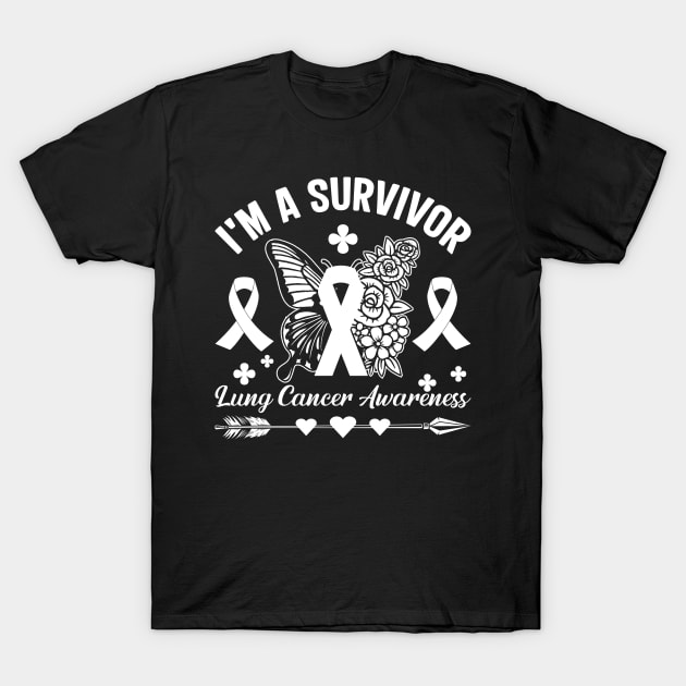 Womens I'm A Survivor. Breast Cancer T-Shirt: Surviving & Fighting Womens I'm A Survivor. Breast Cancer T-Shirt: Surviving & Fighting
